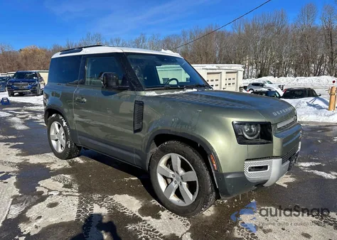 2021 Land Rover Defender 90 1St Edition z USA, uszkodzony, nr VIN SALEV6RU6M2049366